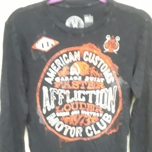 Affliction Thermal Mens Sz Medium